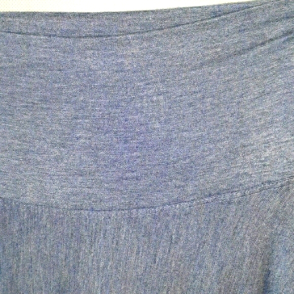 MAX STUDIO Denim Blue Skaters Flowy Skirt - Picture 2 of 4